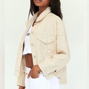 Princess Polly Karita Distressed Denim Jacket